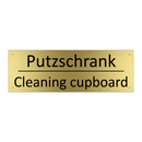 Putzschrank - Cleaning cupboard