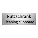 Putzschrank - Cleaning cupboard
