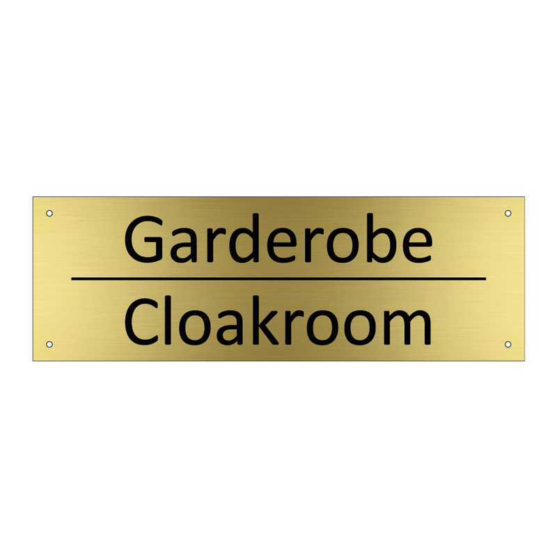 Garderobe - Cloakroom