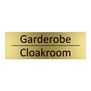 Garderobe - Cloakroom