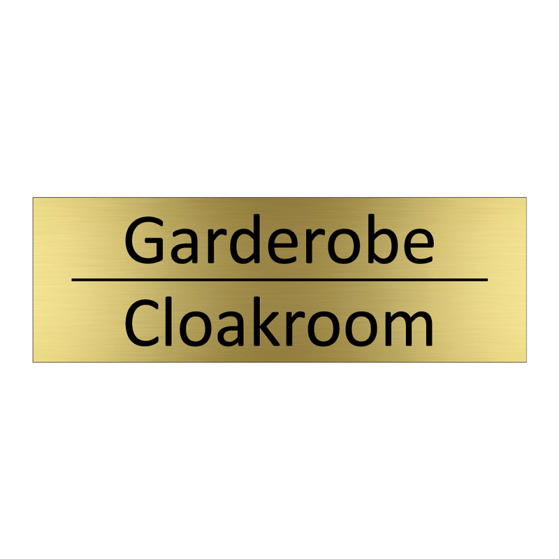 Garderobe - Cloakroom