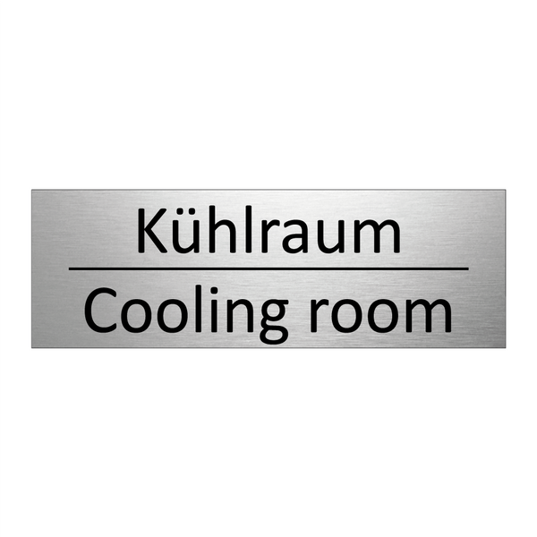 Kühlraum - Cooling room