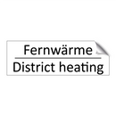Fernwärme - District heating