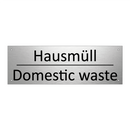 Hausmüll - Domestic waste