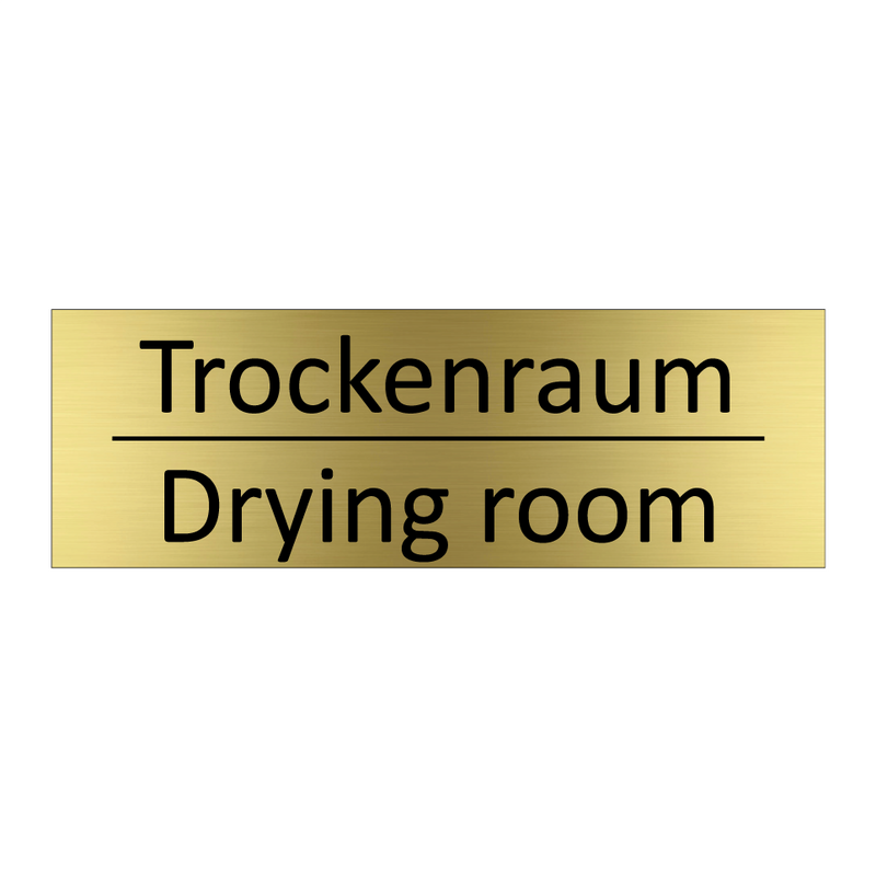 Trockenraum - Drying room