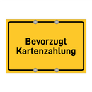 Bevorzugt Kartenzahlung & Bevorzugt Kartenzahlung & Bevorzugt Kartenzahlung