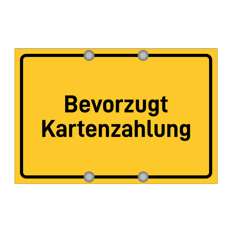 Bevorzugt Kartenzahlung & Bevorzugt Kartenzahlung & Bevorzugt Kartenzahlung