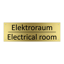 Elektroraum - Electrical room