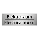 Elektroraum - Electrical room