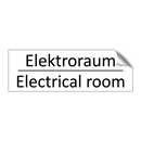 Elektroraum - Electrical room