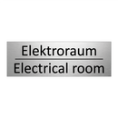 Elektroraum - Electrical room