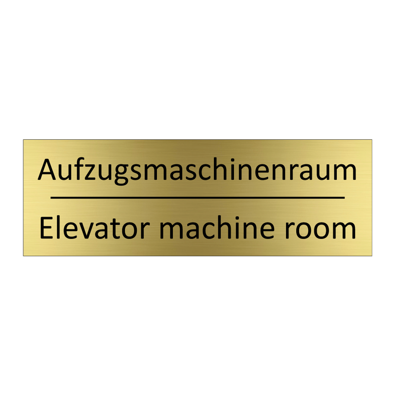 Aufzugsmaschinenraum - Elevator machine room