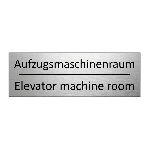 Aufzugsmaschinenraum - Elevator machine room