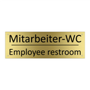 Mitarbeiter-WC - Employee restroom