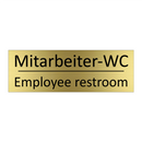 Mitarbeiter-WC - Employee restroom