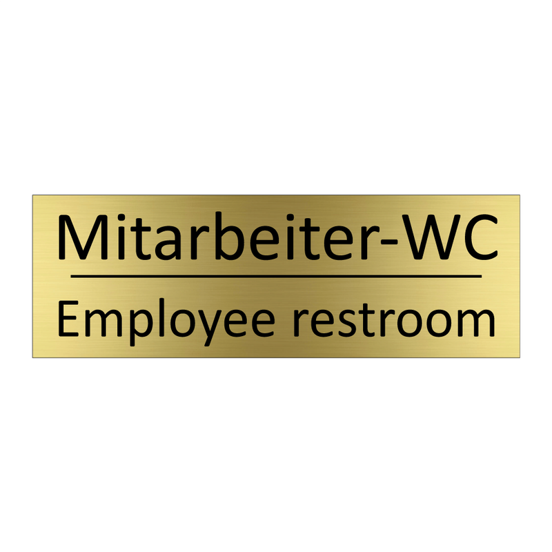 Mitarbeiter-WC - Employee restroom