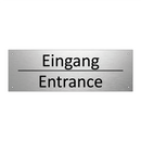 Eingang - Entrance