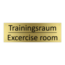 Trainingsraum - Excercise room