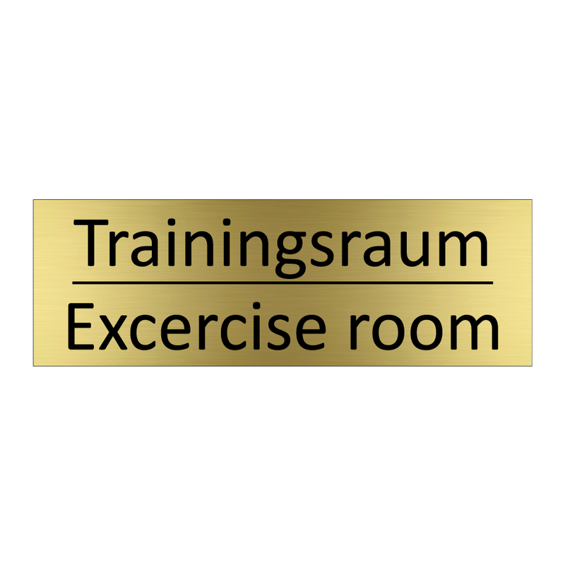 Trainingsraum - Excercise room