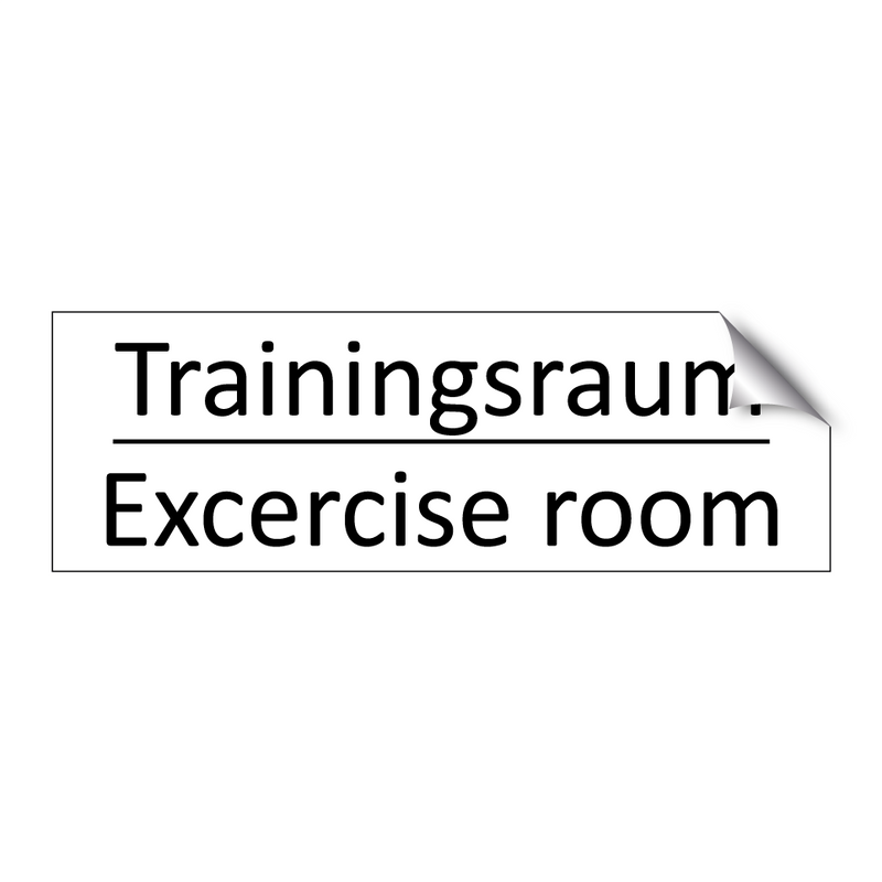Trainingsraum - Excercise room