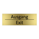 Ausgang - Exit