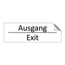 Ausgang - Exit