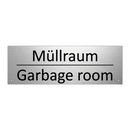 Müllraum - Garbage room