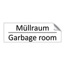 Müllraum - Garbage room