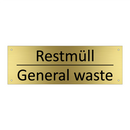 Restmüll - General waste