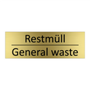 Restmüll - General waste