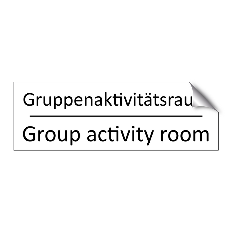 Gruppenaktivitätsraum - Group activity room