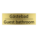 Gästebad - Guest bathroom