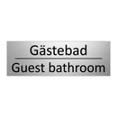 Gästebad - Guest bathroom