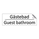 Gästebad - Guest bathroom