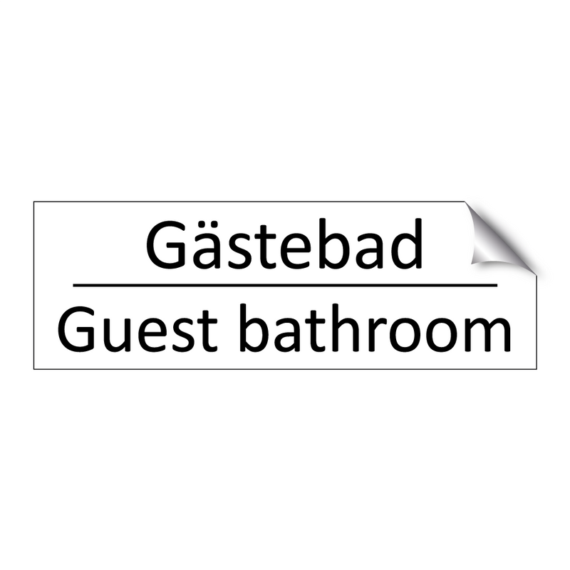 Gästebad - Guest bathroom
