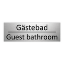 Gästebad - Guest bathroom