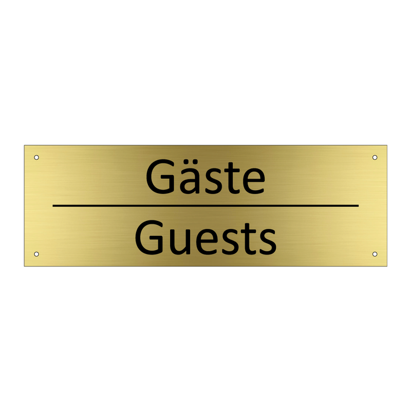 Gäste - Guests
