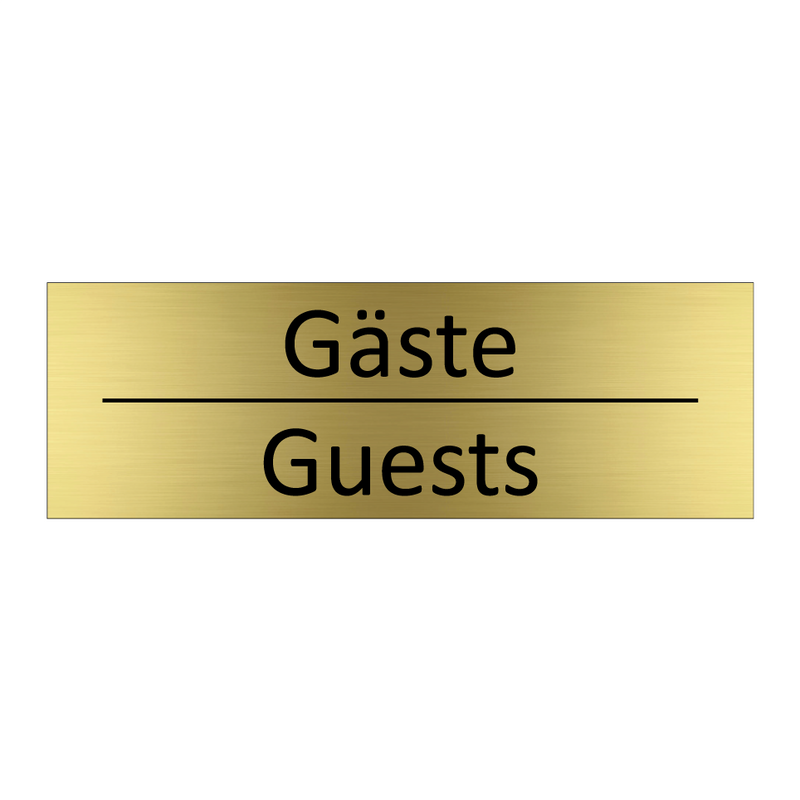 Gäste - Guests