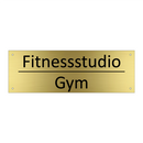 Fitnessstudio - Gym