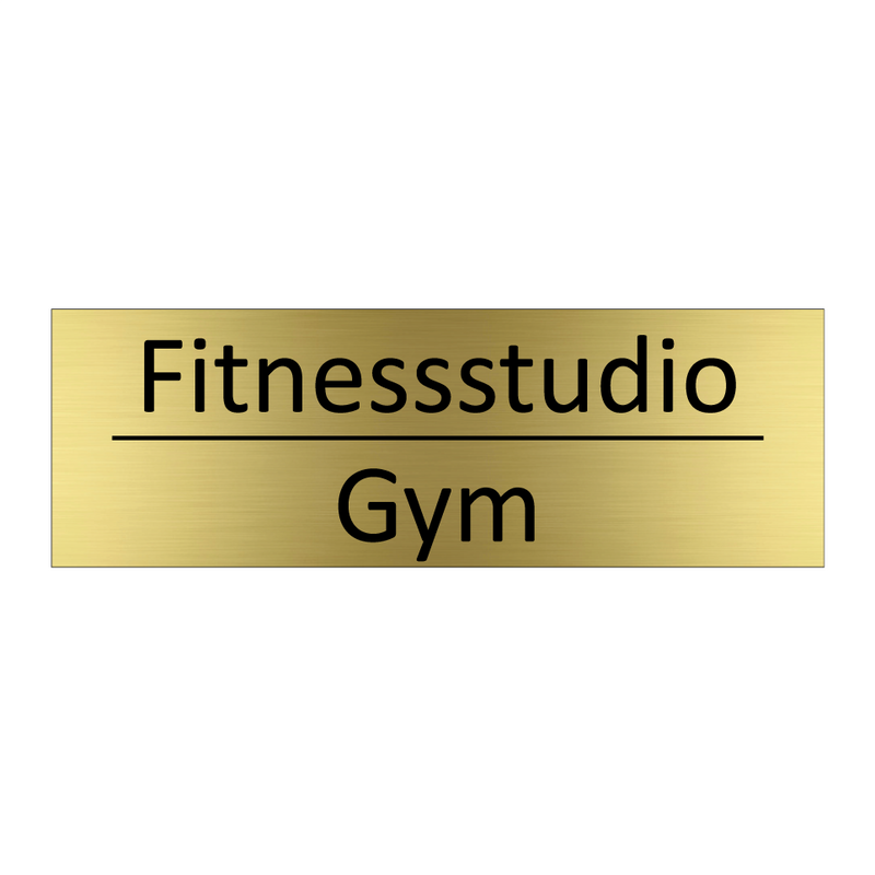 Fitnessstudio - Gym