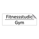 Fitnessstudio - Gym