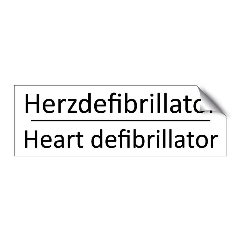 Herzdefibrillator - Heart defibrillator