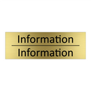 Information - Information