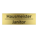 Hausmeister - Janitor