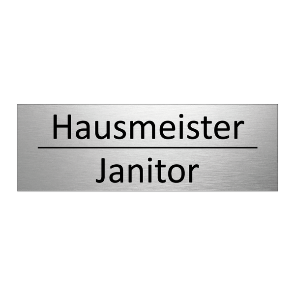 Hausmeister - Janitor