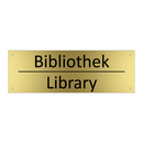 Bibliothek - Library