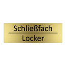 Schließfach - Locker