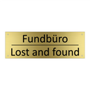 Fundbüro - Lost and found