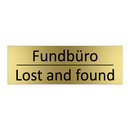 Fundbüro - Lost and found
