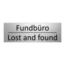 Fundbüro - Lost and found